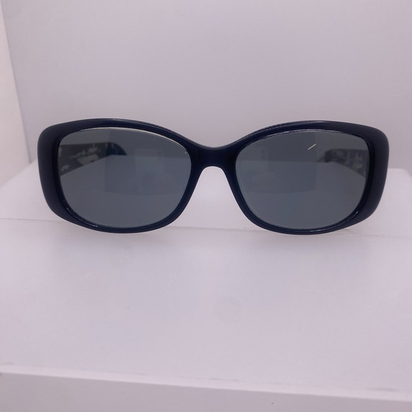 Coach Sunglasses Women FRAME ONLY HC8168 56-16-135 Black Crystal Mosaic 809 - Picture 7 of 16